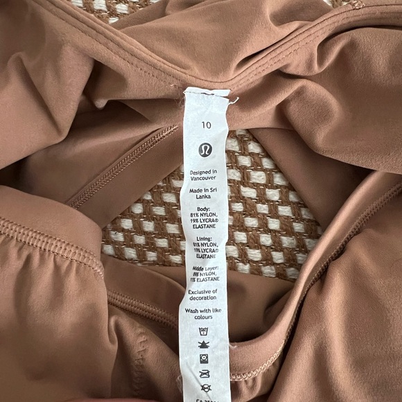 Brown Lululemon Align Athletic Tank and Leggings Set - Picture 4 of 6